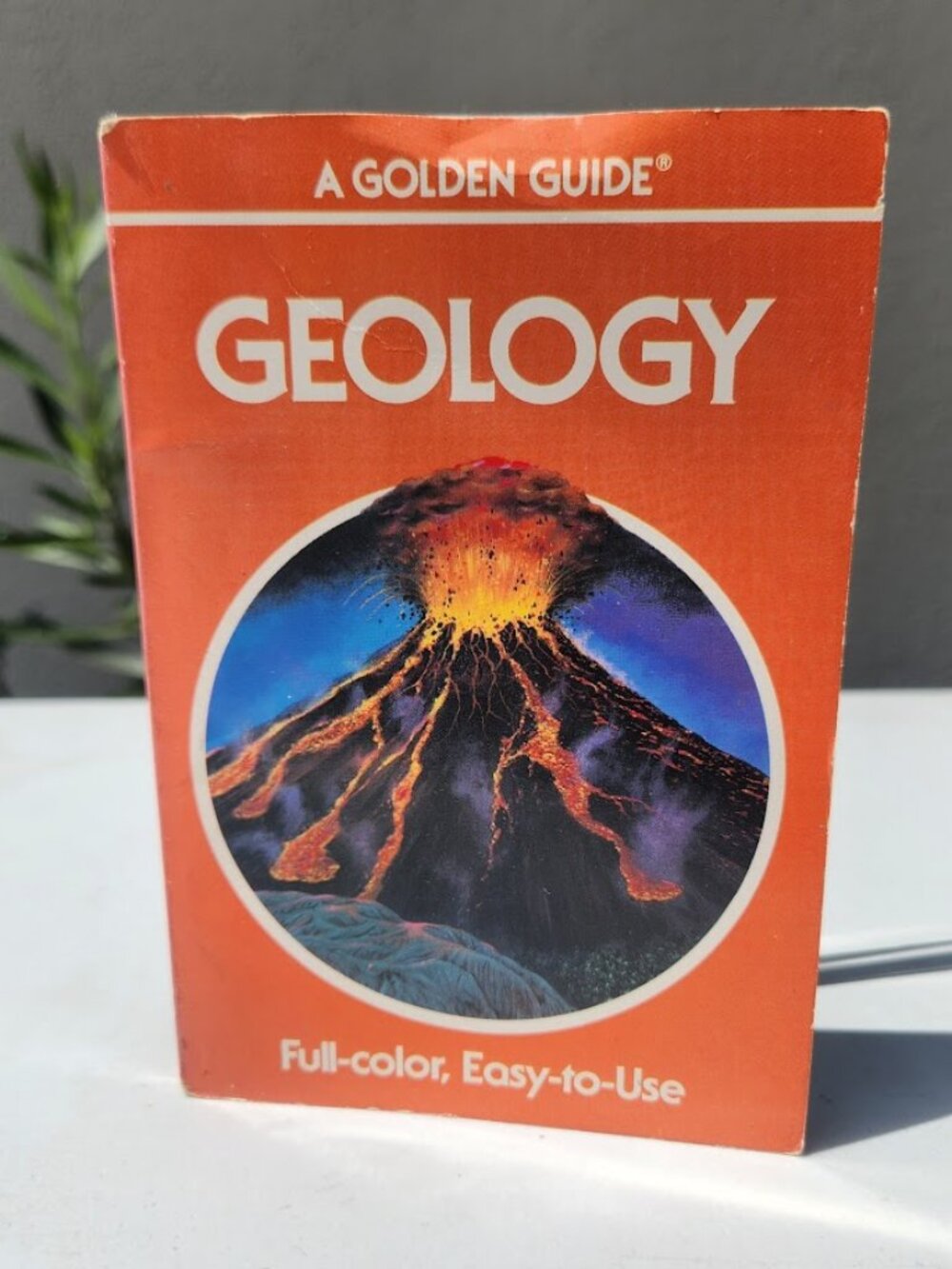 Vintage Golden Guide Geology Pocket Size Educational Book by Frank H. T. Rhodes
